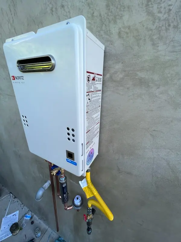 Tankless water heater installation for East Bear Valley homes